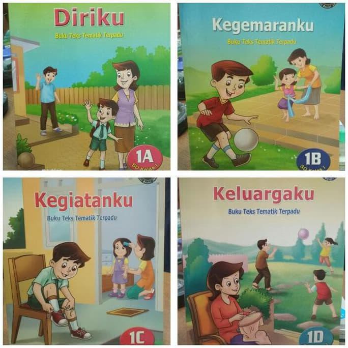 Buku Sekolah - Satuan Buku Sd Tematik Yudhistira Kelas 1 A-H