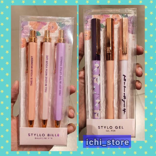 

Bolpoint Isi 3 Miniso | Gel Pen Isi 3 Miniso | Bolpoint Lucu Miniso | Bolpoint | Bulpen