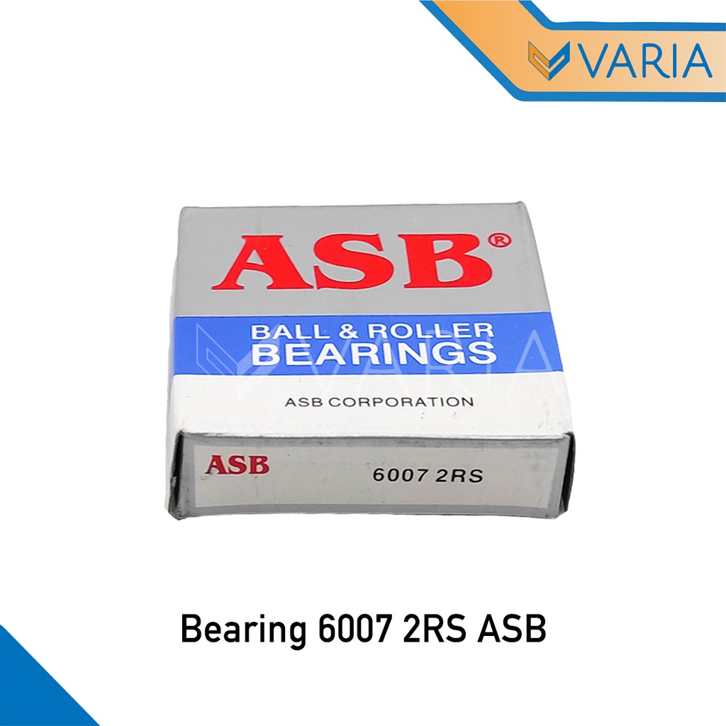 Bearing / Laher 6007 2RS Tutup Karet Double ASB