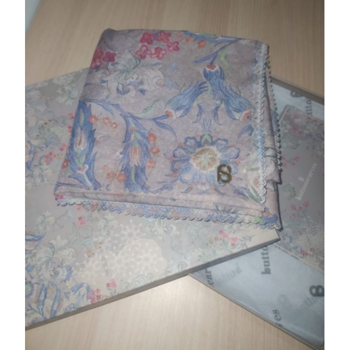 PRELOVED BUTTONSCARVES TOPKAPI GREY NETT