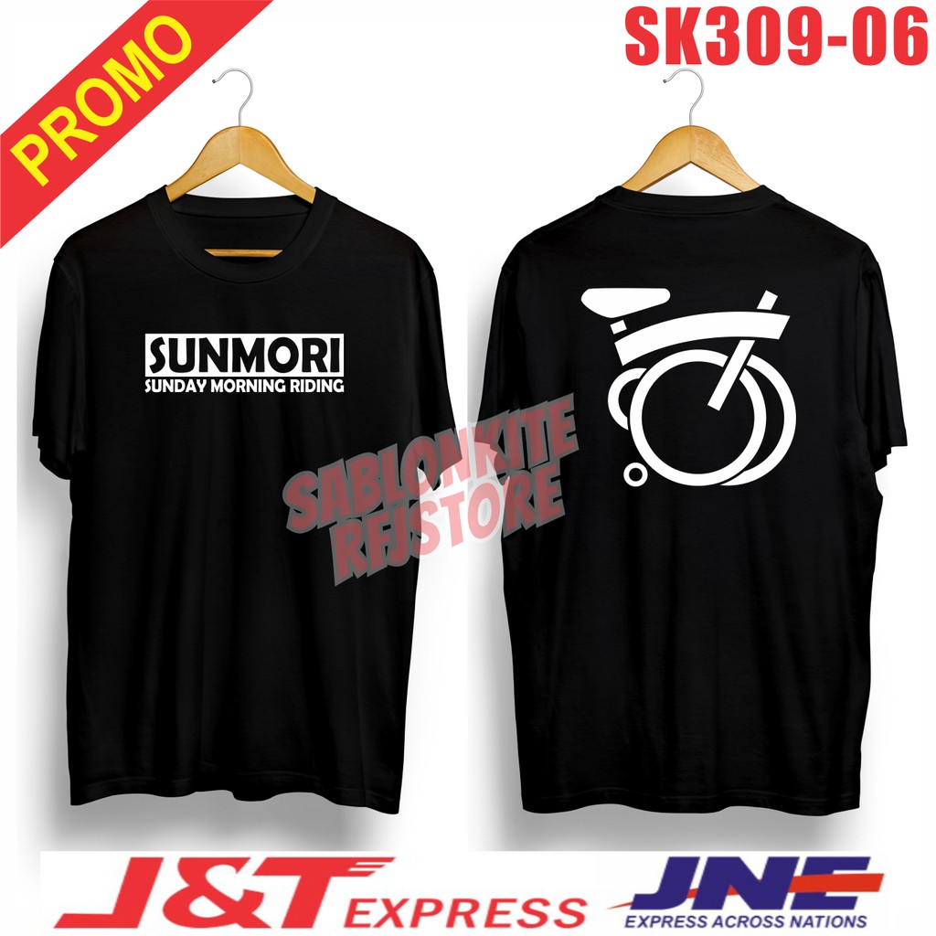 NEW!!! KAOS SUNMORI SEPEDA SUNDAY MORNING RIDING SK309 BAHAN COMBED 30S 8 WARNA