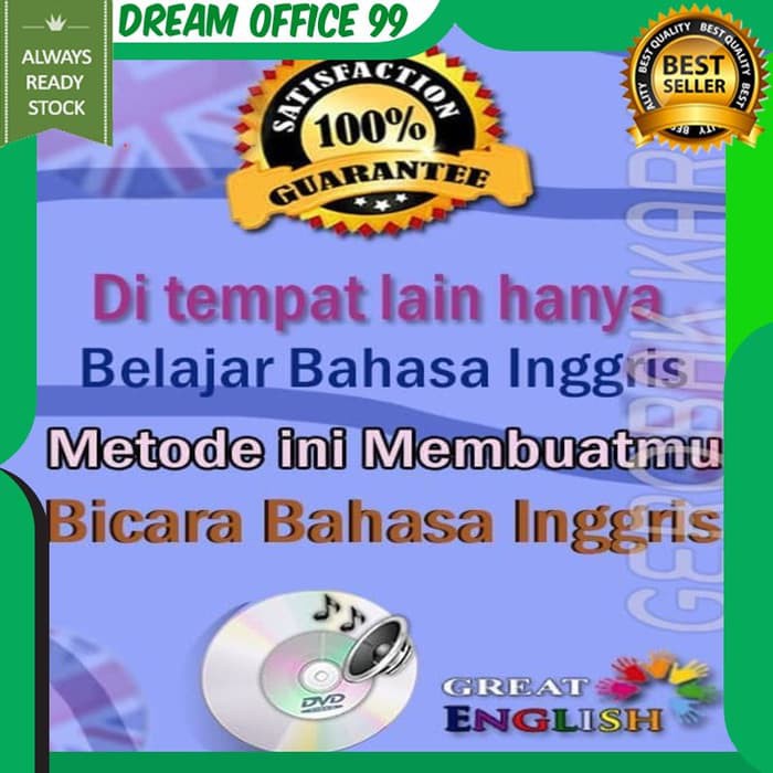 Kursus Panduan Tutorial Bahasa Inggris Cepat Efektif Cd Audio Shopee Indonesia