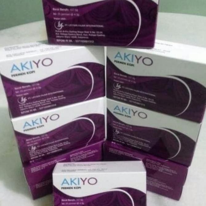 

ORIGINAL TERJAMIN || PERMEN AKIYO ISI 25 PCS EXP 2022 100% ASLI MANTAP