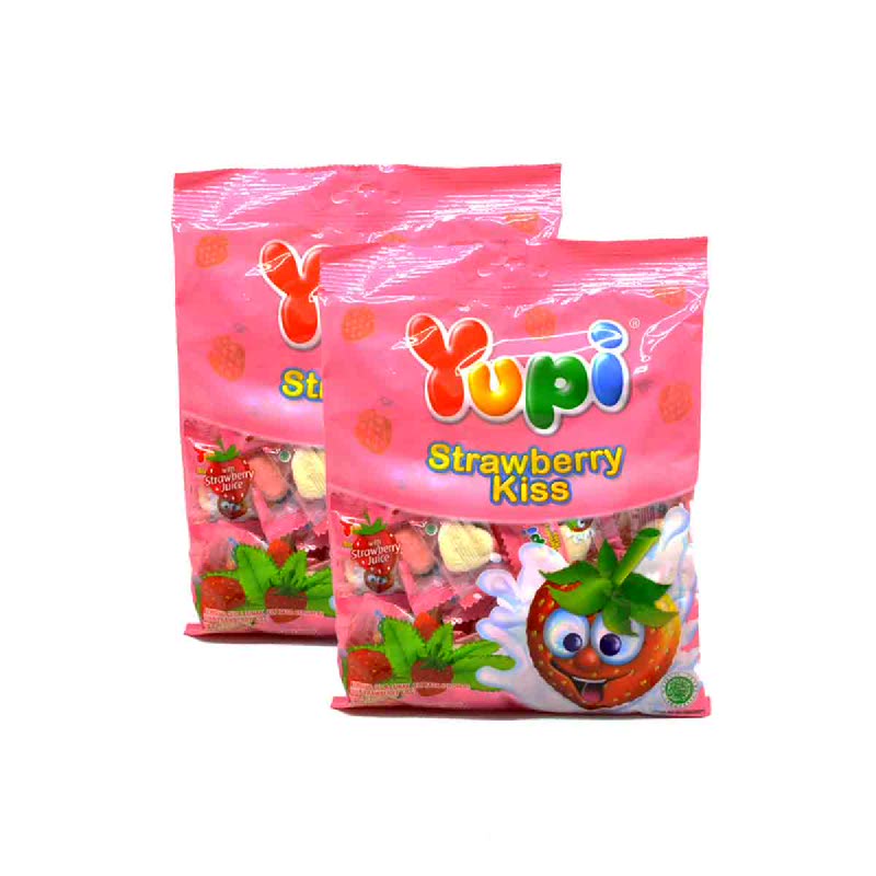 

(PERMEN) YUPI STRAWBERRY KISS 100GR