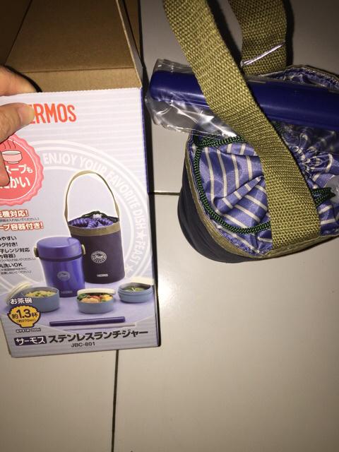 Thermos Vacuum Lunch Tote Insulated  Navy Blue (jbc-801-nvy)