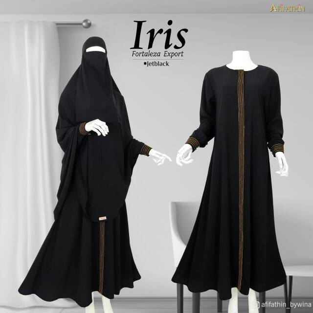 GAMIS SYARI IRIS BY AFIFATHIN