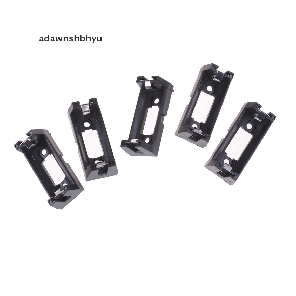 Adawnshbhyu 5Pcs PCB Plug-in Type CR123A Soket Holder Baterai Lithium Hitam