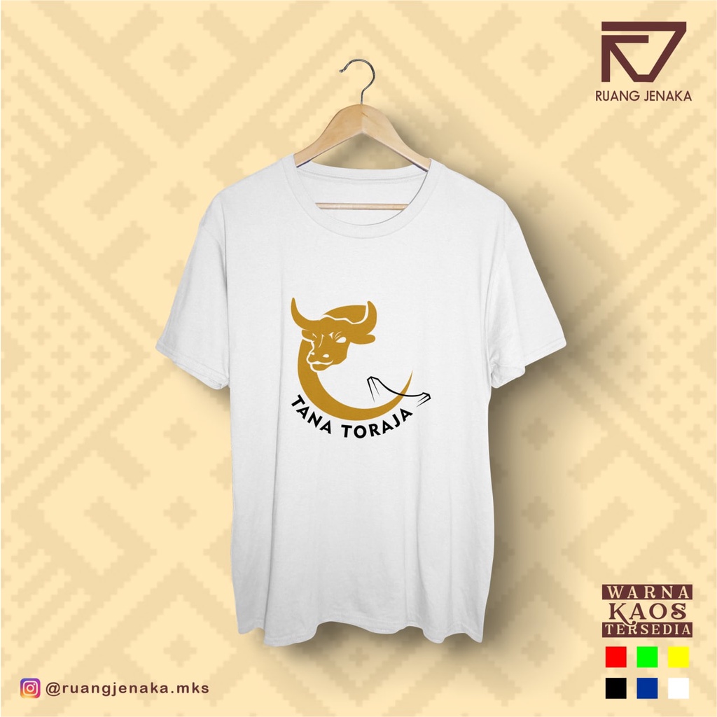 KAOS TANA TORAJA SAPI TEDONG KEREN