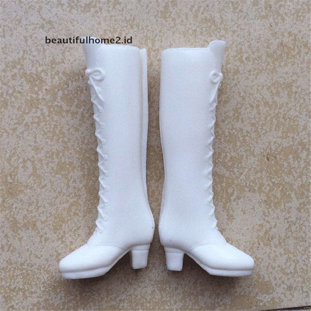 (Beautifulhome2.Id) Sepatu Boots Panjang High Heels Casual Untuk Boneka Barbie