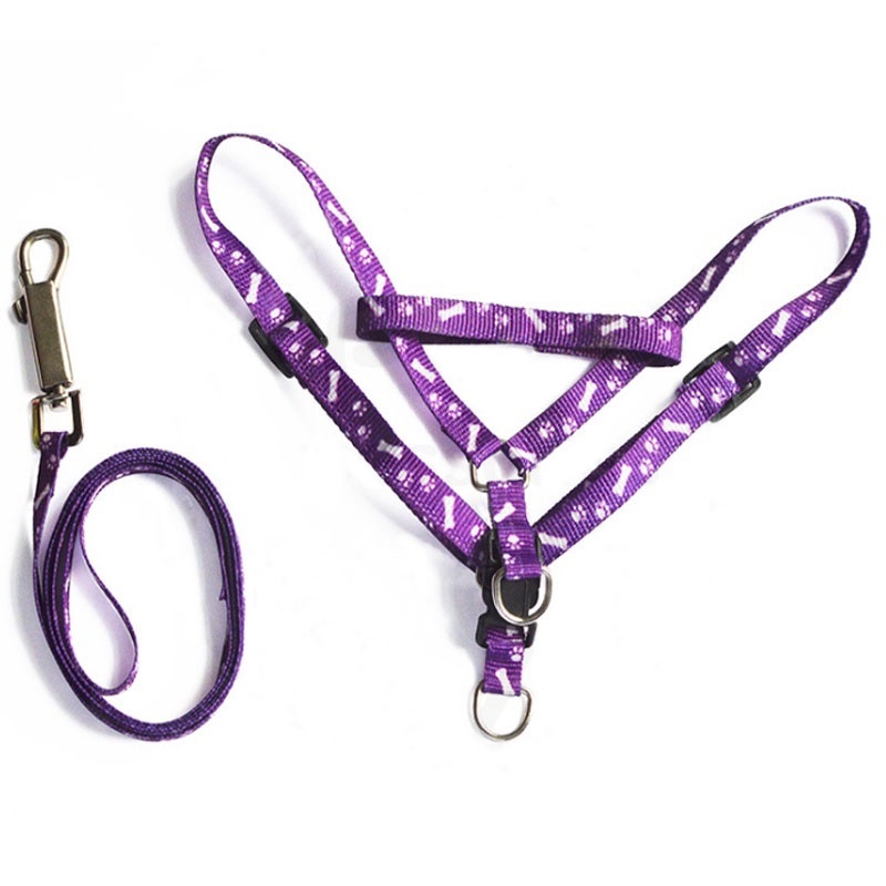 HARNES BENTUK Y MOTIF - Kalung Tali Tuntun Kucing Anjing Anak Kitten Puppy Aksesoris Hewan Murah - Harnes Penuntun Jalan Cat and Dog Rompi Panjang Kecil Besar Adjustable Size Pet Show