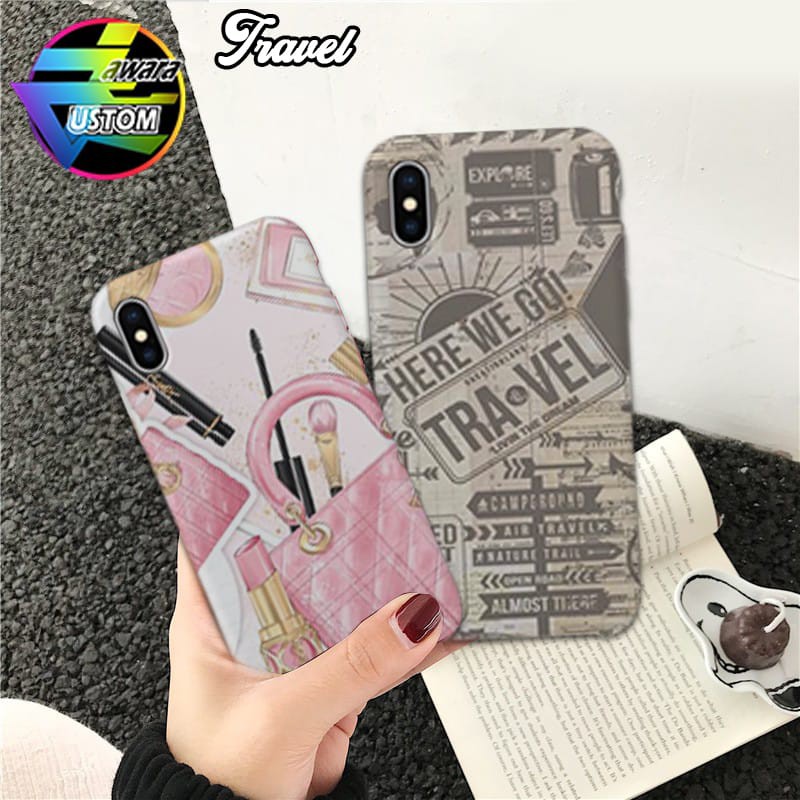 JW FASHION CASE CASING HARDCASE KONDOM GAMBAR TRAVEL