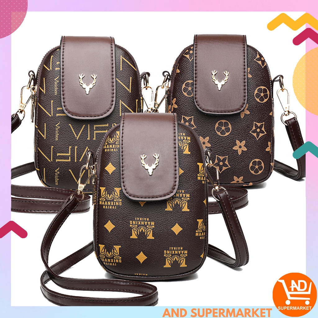 AND / COD / Tas Korea Selempang Wanita Elegant Import Sling Bag Hp Kecil Crossbody Fashion T229