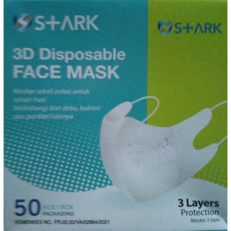 Masker (3D Disposable Face Mask)