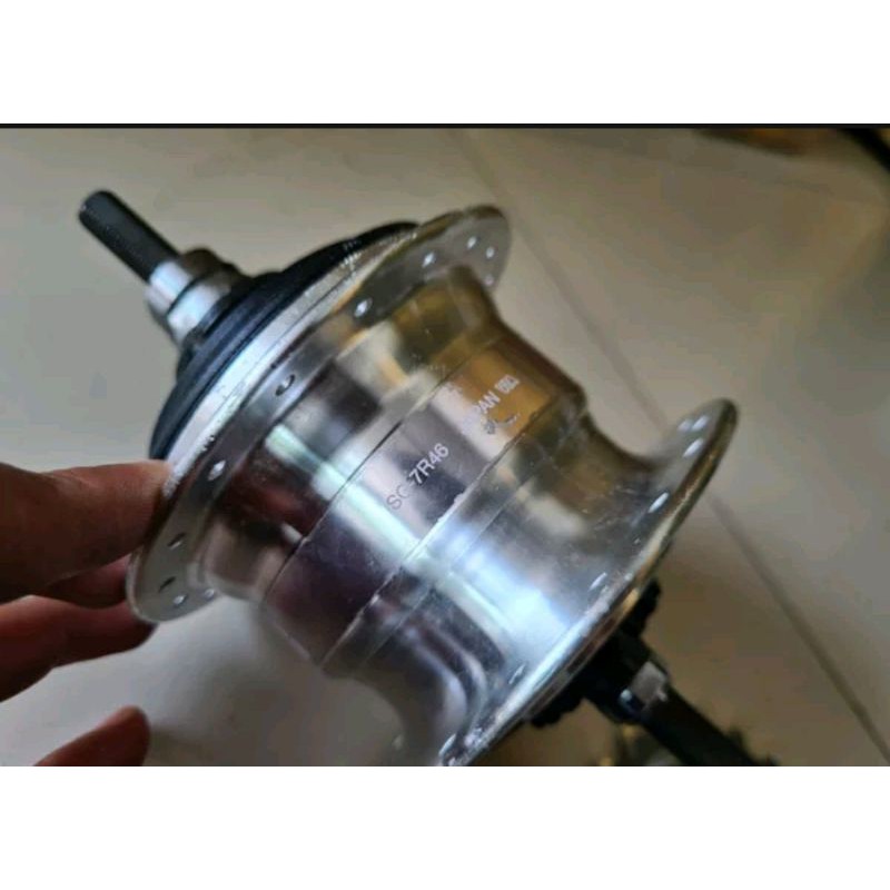 ASLI JAPAN Internal gear Shimano nexus 7 speed SG-7R46 jepang lubang 36 h 36h freehub free hub belakang sepeda commuter bike city bike