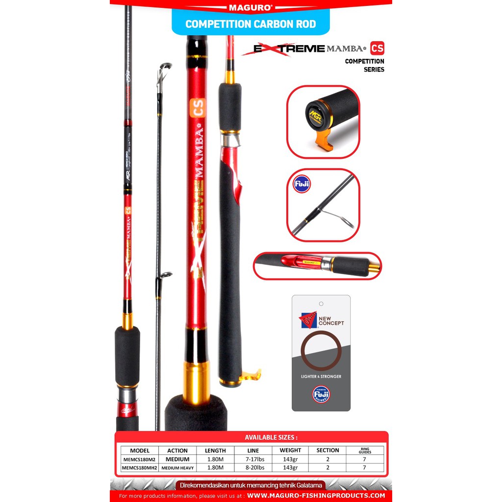 JORAN MAGURO EXTREME MAMBA CS 180MH2 20lbs