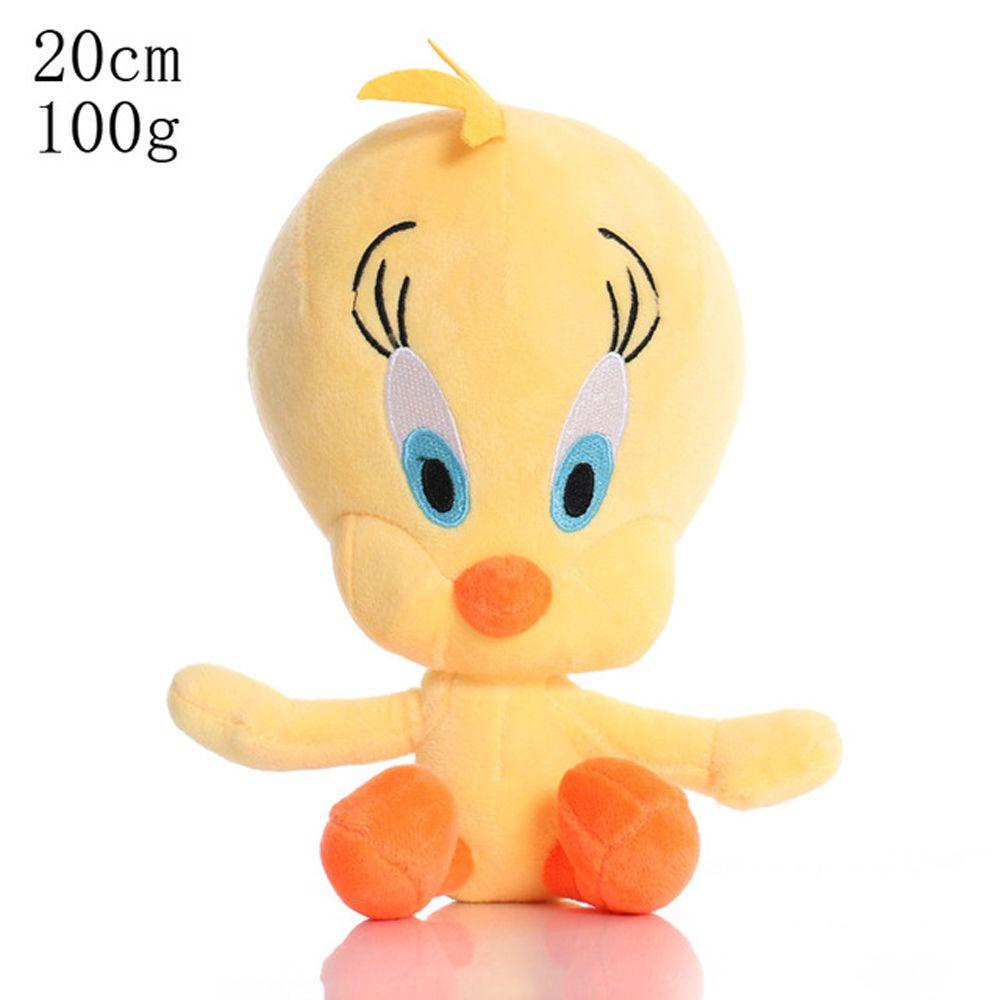 Nickolas1 Looney Tunes 20cm-25cm Kawaii Lucu Anak Hadiah Mulut Besar Aneh Boneka Mainan Mainan Mewah Boneka Plush Daffy Duck