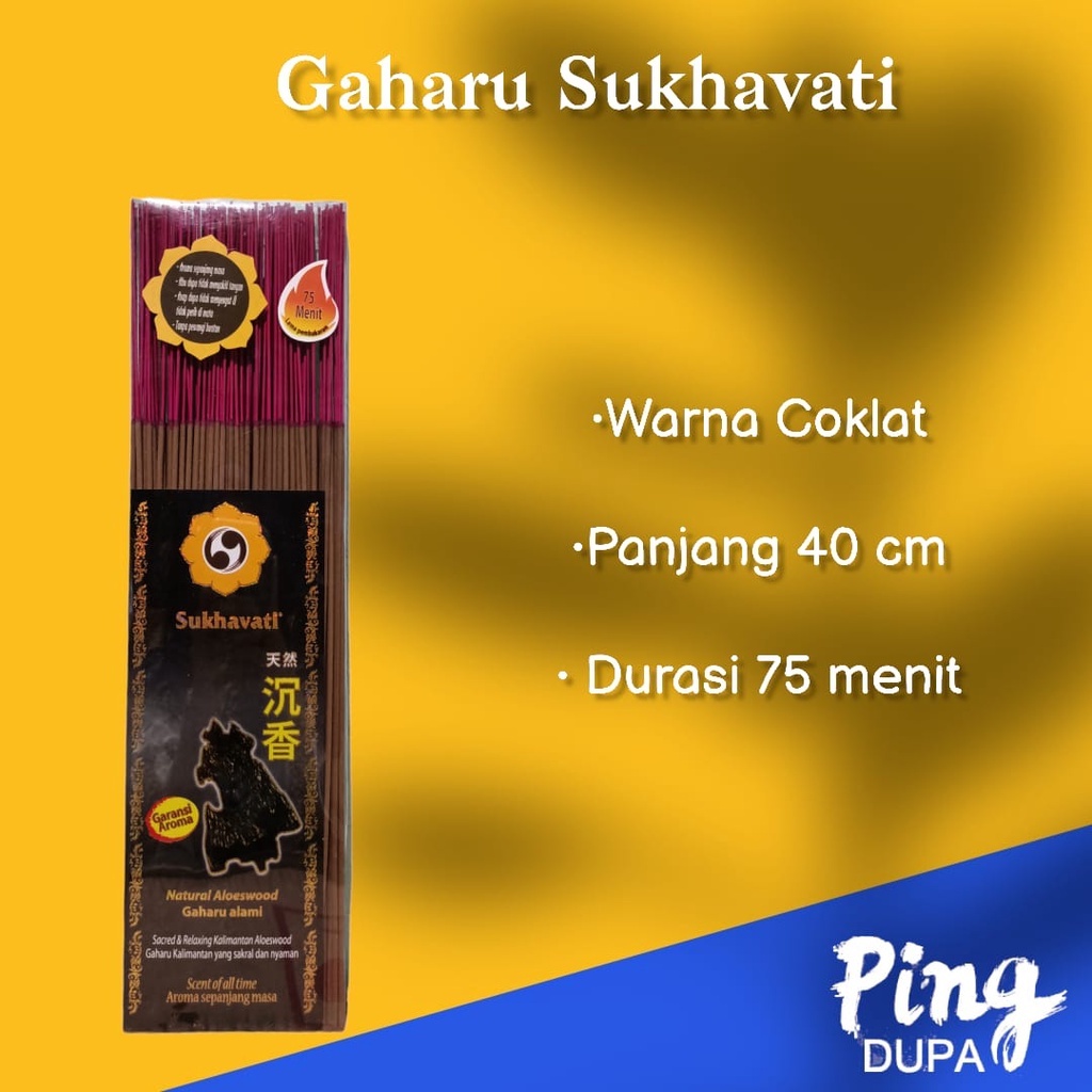 Dupa Hio Cendana Gaharu Sukhavati Mika Asli 300 gram