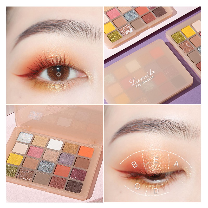 Lameila EYESHADOW PALETTE KOREA LENGKAP 20 WARNA 5103