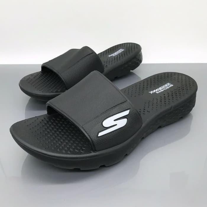 Sandal Pria Skechers Sketchers Skecher Skechers Gogamax Slide Man Restock