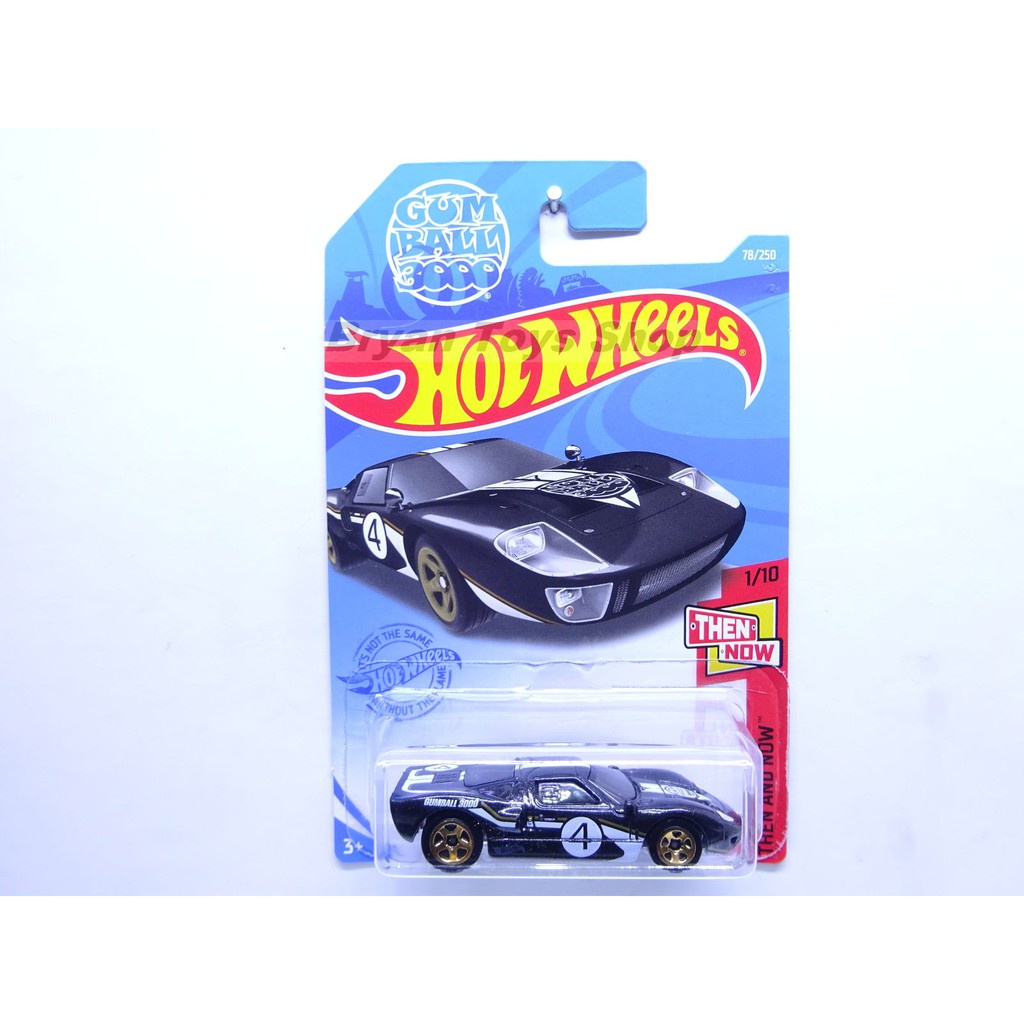 Hot Wheels Ford GT-40 Hitam No. 4