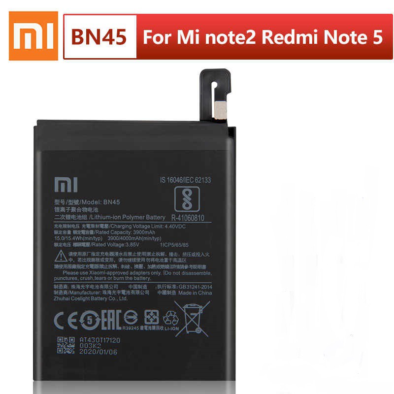 Batre Battre Baterai XIAOMI RedmiNote9 RedmiNote9Pro RedmiNote5 RedmiNote5Pro BN45