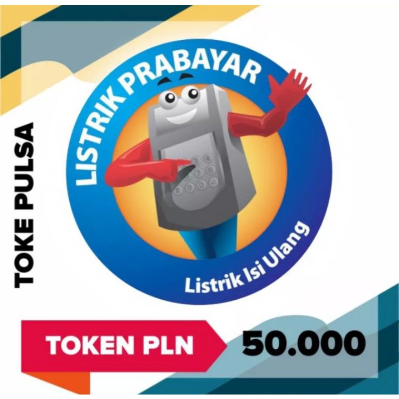 Pulsa listrik token 50k murah,pengiriman cepat