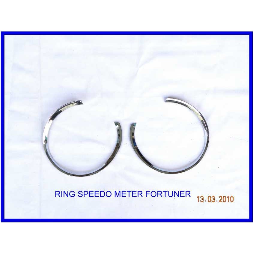 Garnish / List / Ring speedo meter Chrome Fortuner