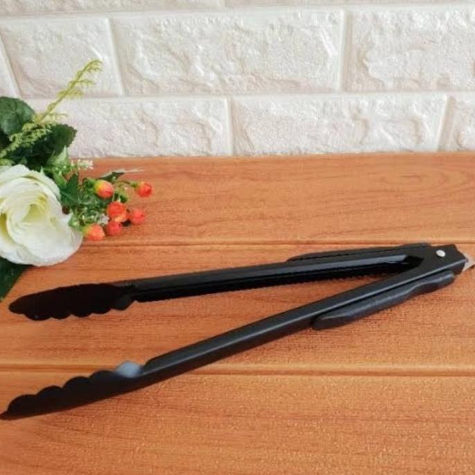 "'''] Alat capitan HITAM 30cm makanan kue gorengan sayur roti tebal kuat jep