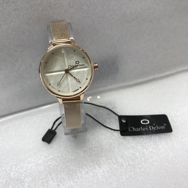 JAM TANGAN WANITA CHARLES DELON RANTAI PASIR ORIGINAL