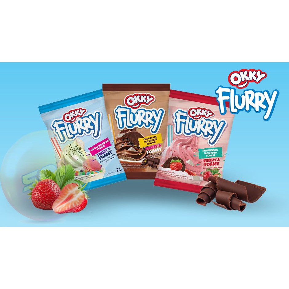 Okky Flurry  IceCream serbuk 10sachet