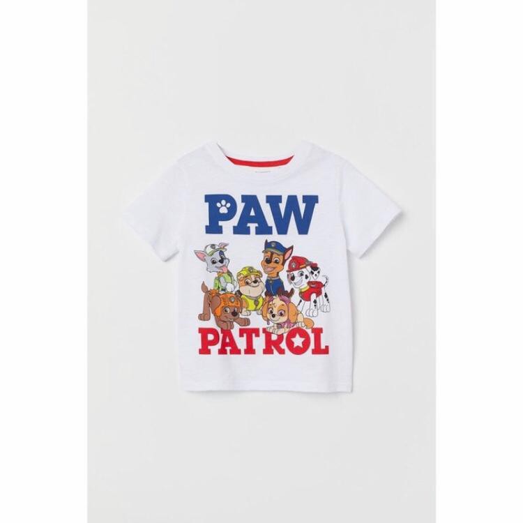  Kaos  Baju Atasan Anak Laki laki Pow Patrol Putih  H M  