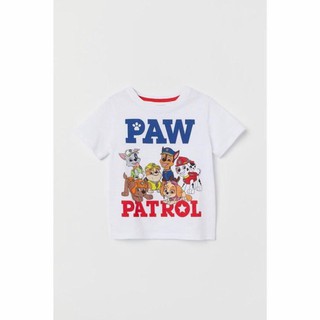  Kaos  Baju Atasan Anak  Laki laki Pow Patrol Putih H M  