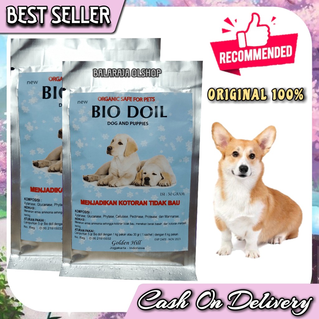 OBAT PENGHILANG BAU KOTORAN ANJING PUPPY BIO DOIL DOG