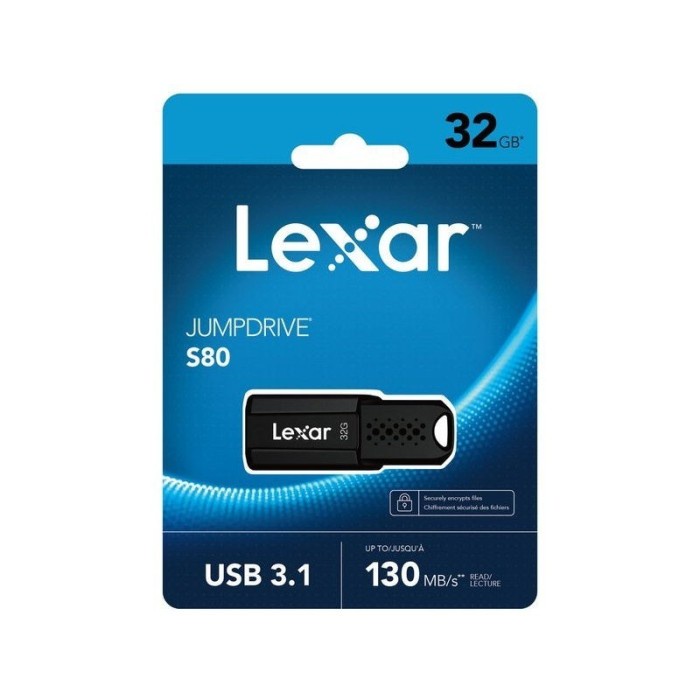 Flashdisk Lexar S80 32GB JumpDrive S80 USB 3.1