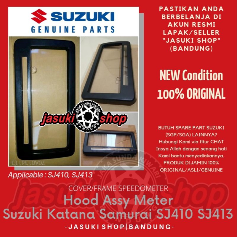 Frame Kaca Tutup Cover Speedometer Speedo Kilometer Suzuki Jimny Katana Samurai SJ410 SJ413 Asli Ori