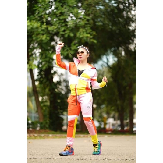 SETELAN SENAM/AEROBIC/ZUMBA SXB SPORT JAKET & JOGGER