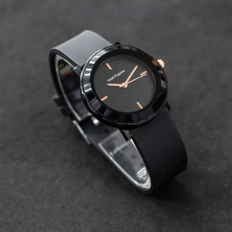 JAM TANGAN WANITA Hush puppies Fashion analog strap rubber / jam tanga wanita fashion