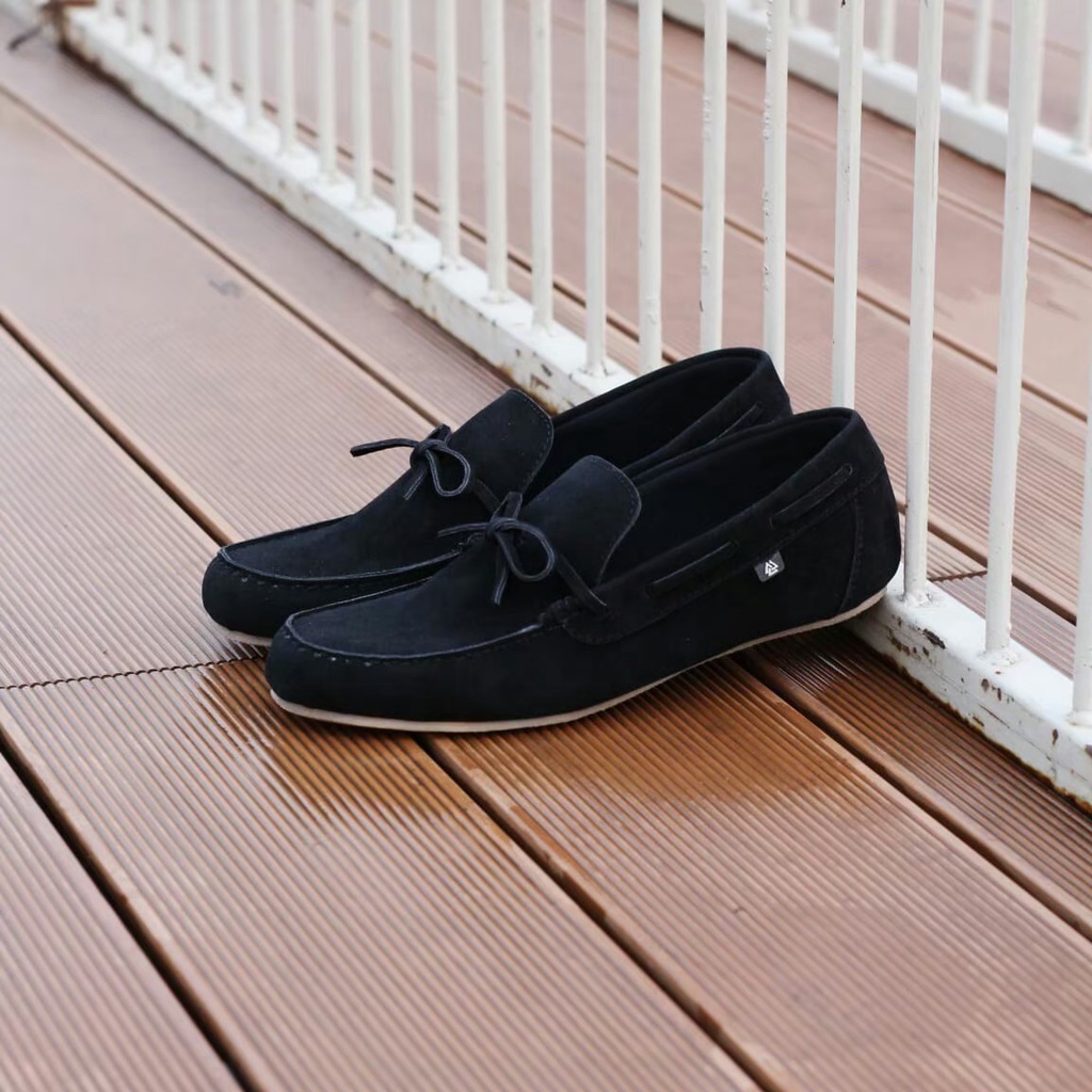 COD - Sepatu Pansus || Sepatu Slip On Pria Cozy Celtic Sepatu Santai Kulit Suede Original Made Sepatu Formal Pria Kulit Asli