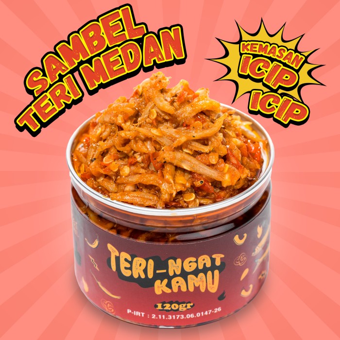 

- BARU Eat Sambel Teri- Ngat Kamu - 1 TERI [120 GR]