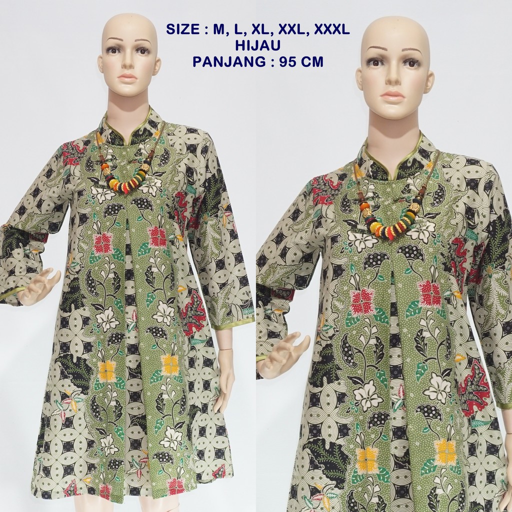  Atasan  Tunik Batik  Wanita  Setaman DSC05445 Shopee  Indonesia