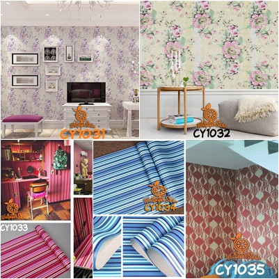 Pusat Wallpaper Sticker Dinding 45cm X 10m High Quality ALL MOTIF CY