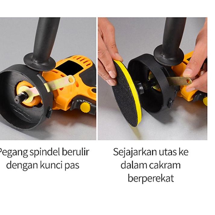 ル Alat Poles Body Motor Mobil 7/12/22 Pcs /alat poles motor M10 Tatakan Mesin Poles Motor /poles mot