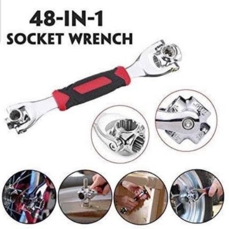 Tiger Wrench Kunci Pas 48 in 1 Universal Wrench/Kunci Universal 48 in 1 Original