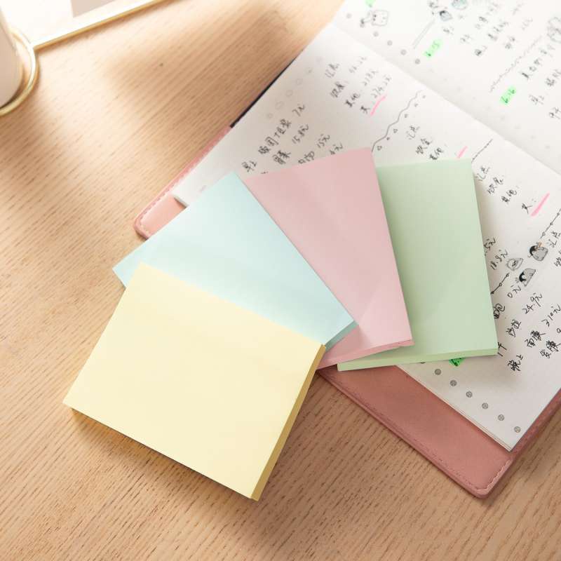 

DELI Memo tempel LARGE Sticky Notes 100 lembar/pad kertas tulis halus perekat kuat