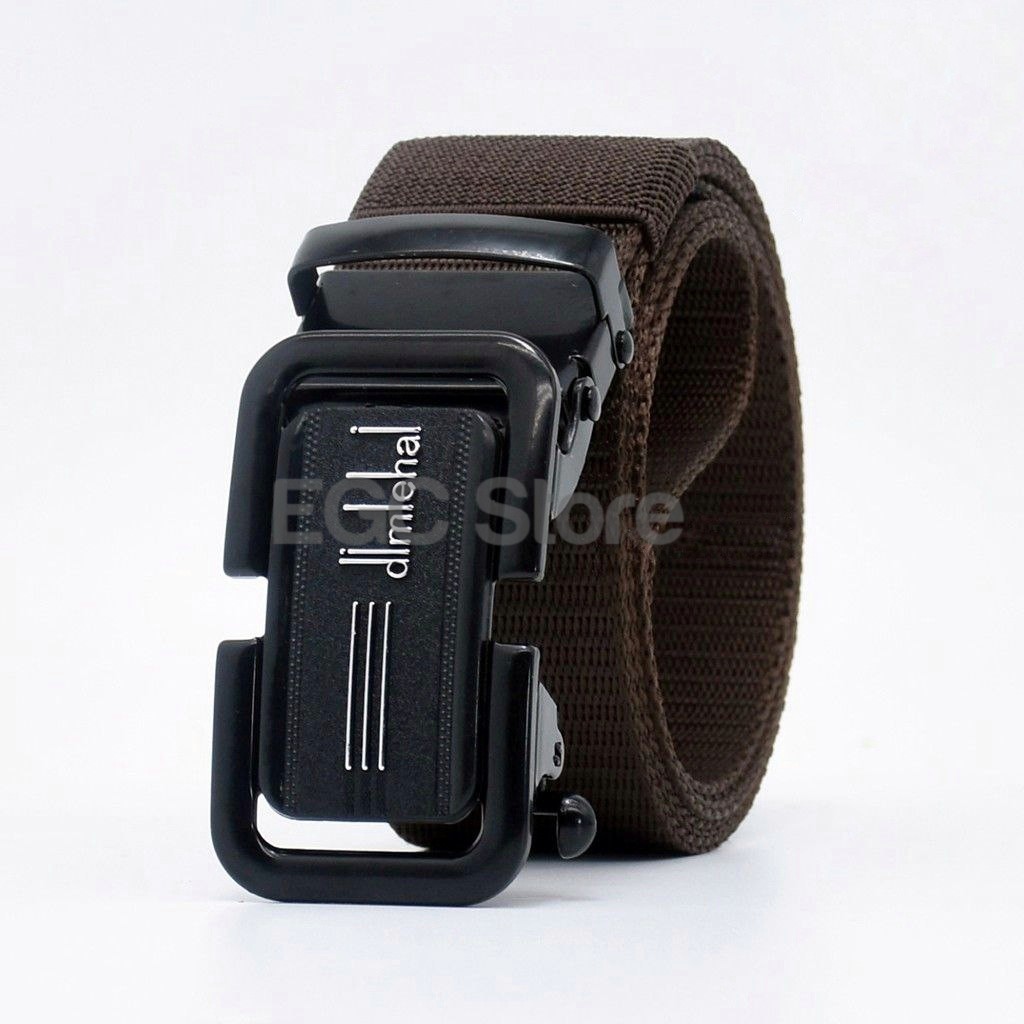 PROMO BEST SELLER ! IKAT PINGGANG PRIA/SABUK PRIA/BELT NYLON CANVAS KEPALA BESI - MC-CCA-40