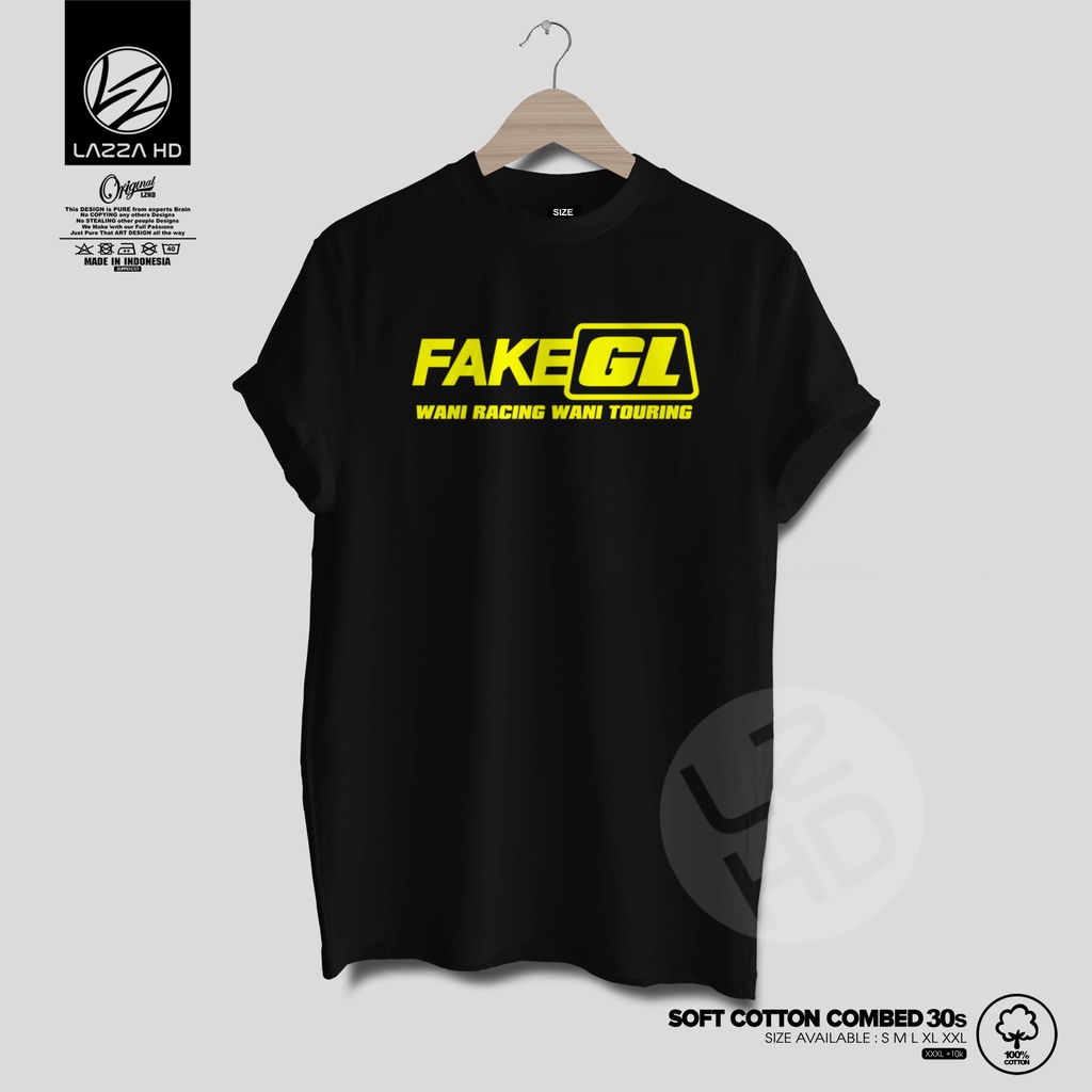 Kaos Baju T-shirt Fake Honda GL pro MAX Distro keren Murah
