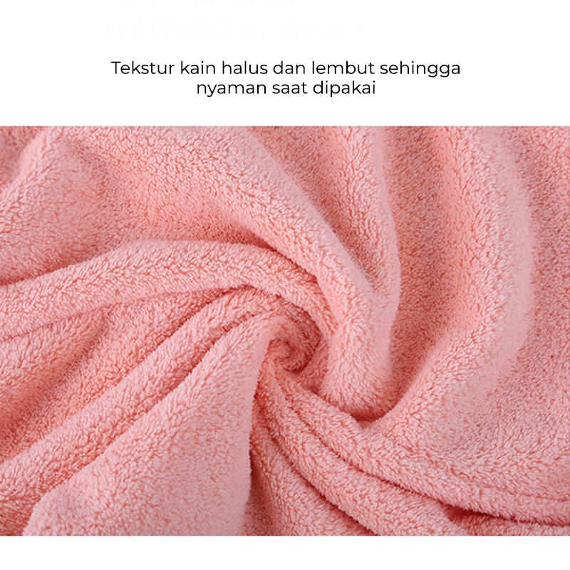 Handuk kepala Handuk keramas microfiber bunny import MX1030 zio