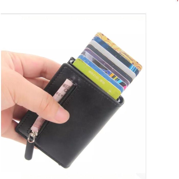 

Baellerry Rfid Anti Theft Card Dompet Kartu Wallet Kulit Import Bly36