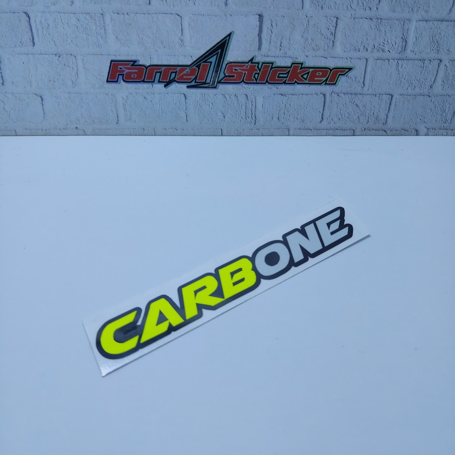 Stiker KARBON Sticker CARBONE 10CM