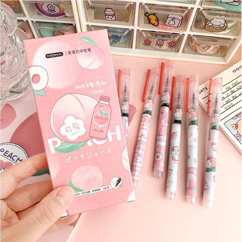 

PULPEN GEL MOTIF LUCU ISI 6PCS 0.5MM / BALLPOINT GEL MOTIF FS
